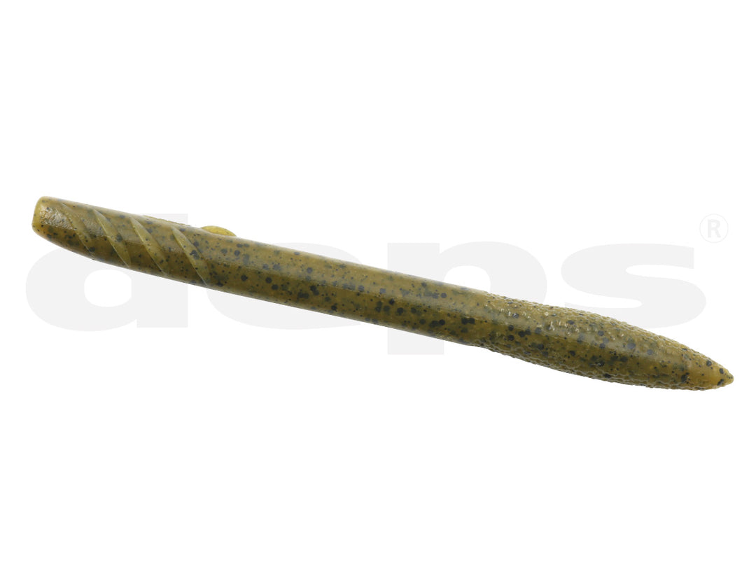 Deps SLENDER SCAT Soft Baits - #12 Green Pumpkin / 5 in - 5pk-#153 Green Pumpkin Blue Glitter / 5 in - 5pk-#144 Gori / 5 in - 5pk-#28 Scuppernong / 5 in - 5pk-#52 Green Pumpkin Chartreuse / 5 in - 5pk-#143 Mimizu / 5 in - 5pk-#71 Green Pumpkin Blue Flake / 5 in - 5pk-#22 Golden Shiner / 5 in - 5pk - Carolina Fishing Tackle LLC