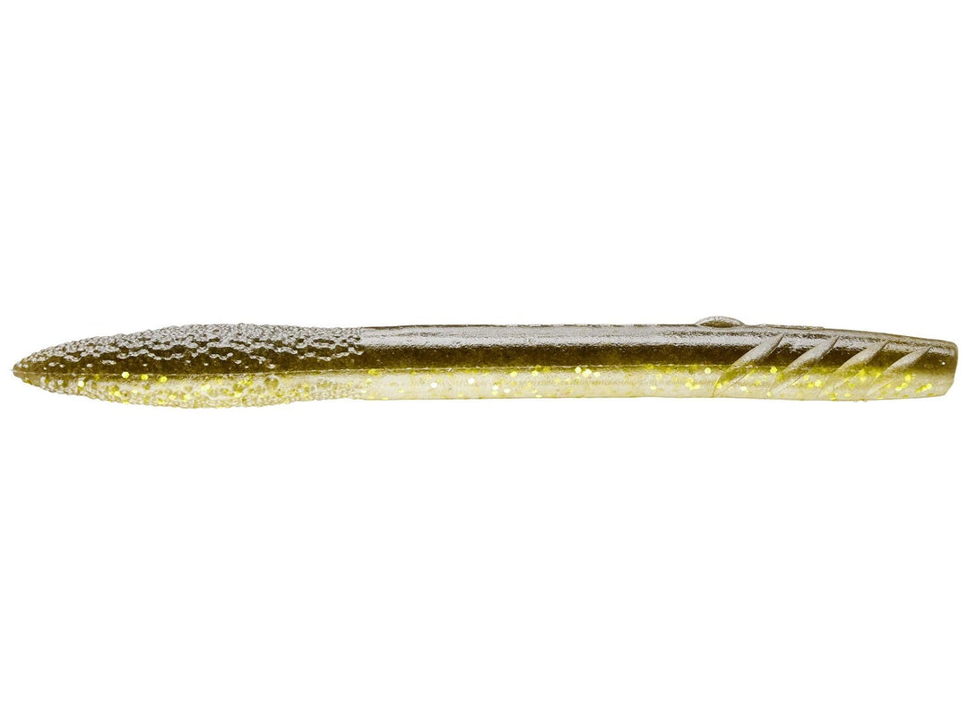 Deps SLENDER SCAT Soft Baits - #12 Green Pumpkin / 5 in - 5pk-#153 Green Pumpkin Blue Glitter / 5 in - 5pk-#144 Gori / 5 in - 5pk-#28 Scuppernong / 5 in - 5pk-#52 Green Pumpkin Chartreuse / 5 in - 5pk-#143 Mimizu / 5 in - 5pk-#71 Green Pumpkin Blue Flake / 5 in - 5pk-#22 Golden Shiner / 5 in - 5pk - Carolina Fishing Tackle LLC