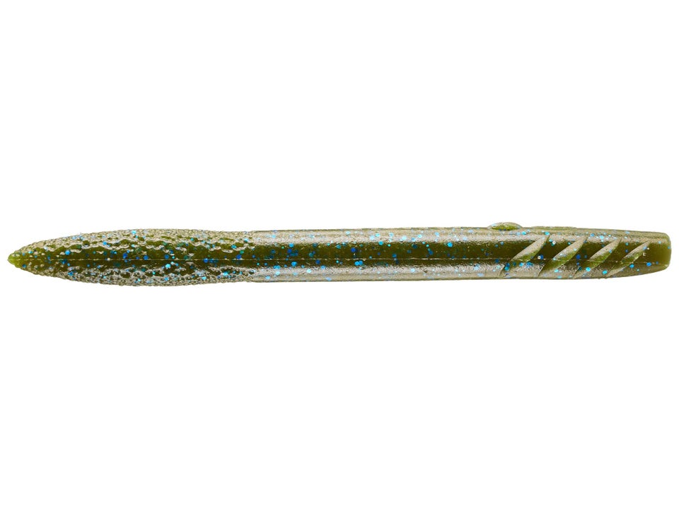 Deps SLENDER SCAT Soft Baits - #12 Green Pumpkin / 5 in - 5pk-#153 Green Pumpkin Blue Glitter / 5 in - 5pk-#144 Gori / 5 in - 5pk-#28 Scuppernong / 5 in - 5pk-#52 Green Pumpkin Chartreuse / 5 in - 5pk-#143 Mimizu / 5 in - 5pk-#71 Green Pumpkin Blue Flake / 5 in - 5pk-#22 Golden Shiner / 5 in - 5pk - Carolina Fishing Tackle LLC