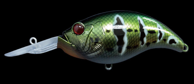 DRANCKRAZY Deros Solid Core Crankbait - #01 Natural Bass-#02 Violet Gill-#03 Natural Oikawa-#07 Natural Peacock - Carolina Fishing Tackle LLC
