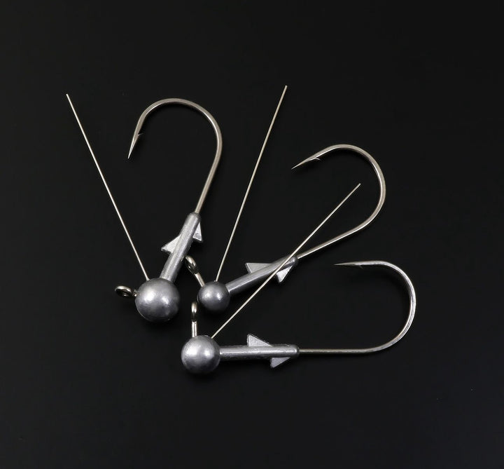 Deps Midst Jighead Rolling Action Generator - 1/8oz (3.5g) / #2/0 - 4pk-1/4oz (7g) / #2/0 - 4pk - Carolina Fishing Tackle LLC