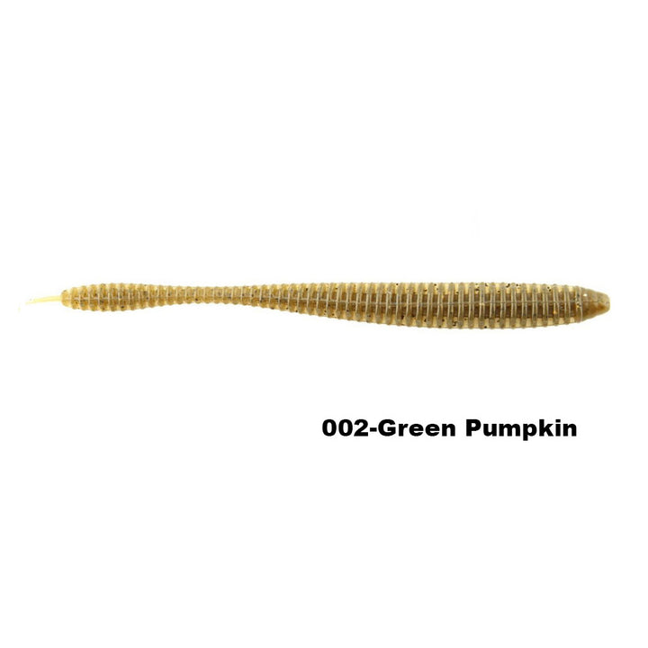 Reins Fishing Bubbling Shaker Worms - #001 Watermelon Seed / 4 in-#001 Watermelon Seed / 5 in-#002 Green Pumpkin / 5 in-#002 Green Pumpkin / 7 in-#003 Moebi / 4 in-#003 Moebi / 5 in-#004 Scuppernong / 4 in-#004 Scuppernong / 5 in-#006 Blue Gill / 4 in-#009 Green Pumpkin All Star / 4 in - Carolina Fishing Tackle LLC