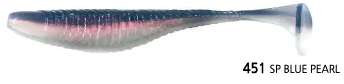 Damiki Fishing Tackle Armor Shad Paddle Tail Swimbait - #449 SB Chartreuse / 3 in-#449 SB Chartreuse / 4 in-451 RP Blue Pearl / 3 in-451 RP Blue Pearl / 4 in-453 PB Silver / 3 in-453 PB Silver / 4 in-454 American Shad / 3 in-454 American Shad / 4 in-101A Pearl White / 3 in-101A Pearl White / 4 in - Carolina Fishing Tackle LLC