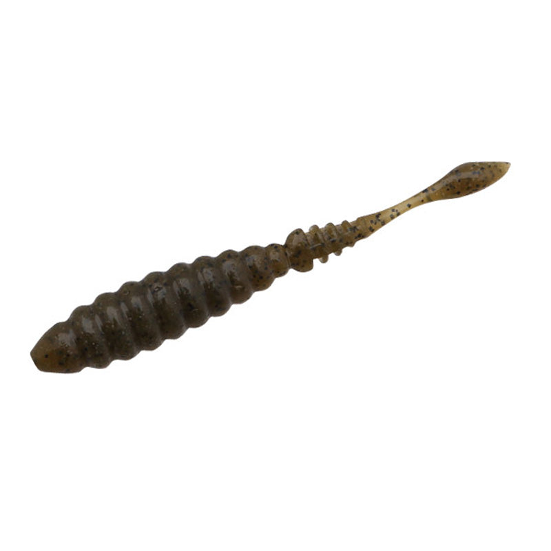 DSTYLE D1 3.8” Finesse Trailer 8pk - #07 Black - Carolina Fishing Tackle LLC
