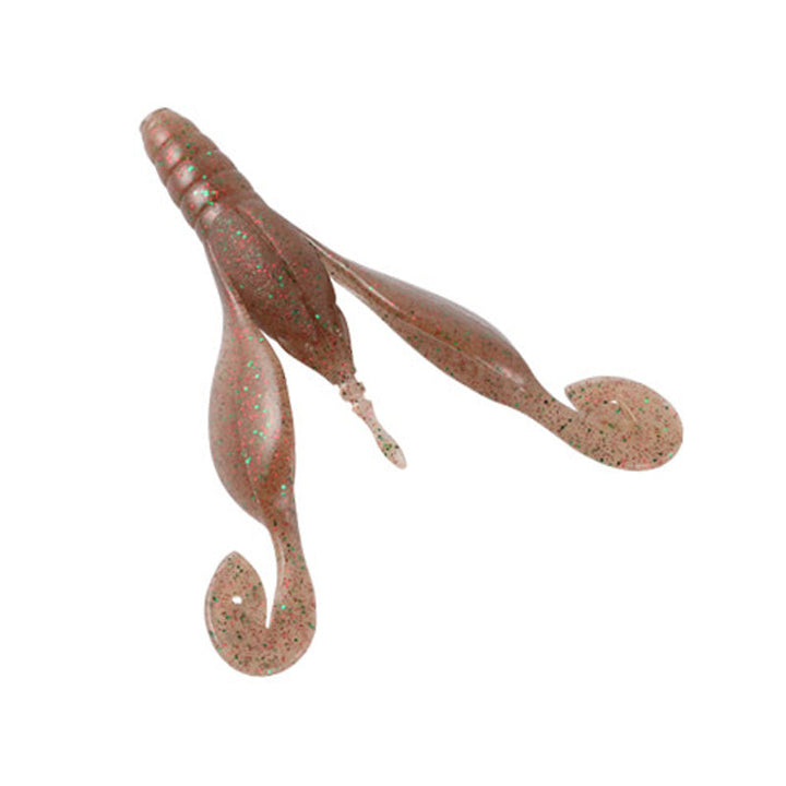 DSTYLE Winning Craw 3.6” Creature Bait 6pk - #07 Black-#40 Light Smoke Pepper-#056 Scuppernong Blue Flake - Carolina Fishing Tackle LLC