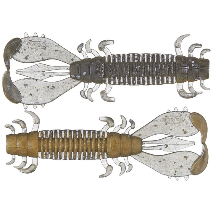 Deps 2.6" MS Craw 8pk Fishing Creature Baits - #18 Blue Melon-#28 Scuppernong-#45 Cherry Blossom-#51 Green Pumpkin Orange-#52 Green Pumpkin Chart-#71 Green Pumpkin Blue Flake-#144 Pumpkin Cheesecake - Carolina Fishing Tackle LLC