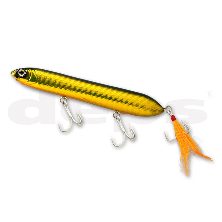 Deps BRACHIO Stick (BRACHIOSTICK) - #01 GM Black Gold-#05 Real Blue Gill-#08 Jet Black-#15 Clear Wakasagi-#78 Bone Shad - Carolina Fishing Tackle LLC