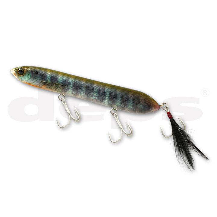 Deps BRACHIO Stick (BRACHIOSTICK) - #01 GM Black Gold-#05 Real Blue Gill-#08 Jet Black-#15 Clear Wakasagi-#78 Bone Shad - Carolina Fishing Tackle LLC