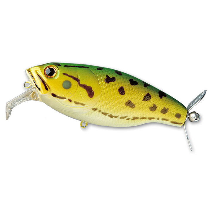 Deps Buzzjet Wake Bait - #08 Pond Frog-#18 Real Blue Gill-#19 Real Largemouth-#79 Bone Shad - Carolina Fishing Tackle LLC