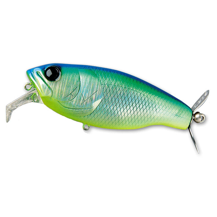 Deps Buzzjet Wake Bait - #08 Pond Frog-#18 Real Blue Gill-#19 Real Largemouth-#79 Bone Shad - Carolina Fishing Tackle LLC