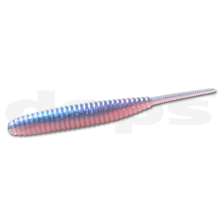 Deps Chibi Adder DEATHADDER 4” Worm 8pk - #07 Black/Blue Flake - Carolina Fishing Tackle LLC