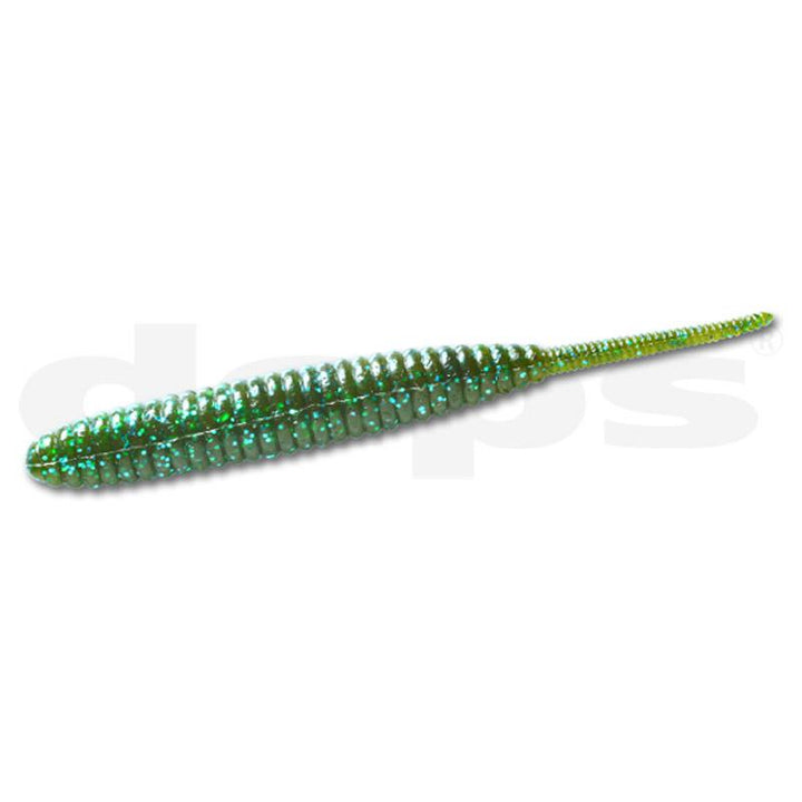 Deps Chibi Adder DEATHADDER 4” Worm 8pk - #07 Black/Blue Flake - Carolina Fishing Tackle LLC