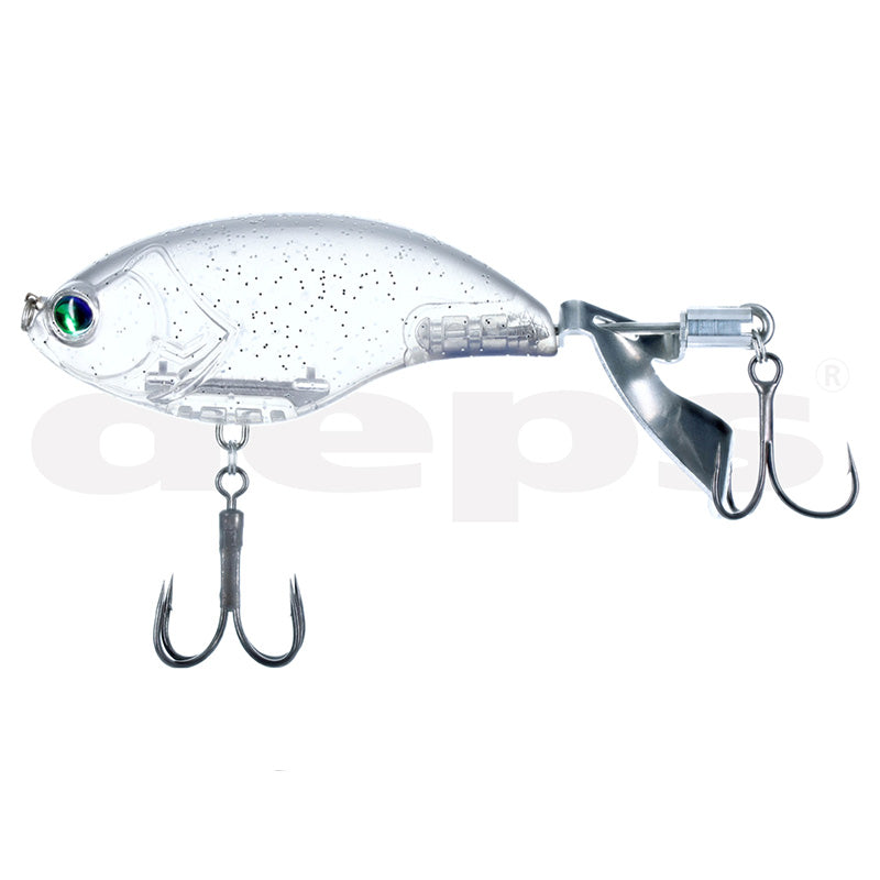 Deps Evoke ZERO 120 Surface Lure - #01 Bone Shad-#04 Scum Perch-#05 Glass Cat-#08 Chrome Black Back - Carolina Fishing Tackle LLC
