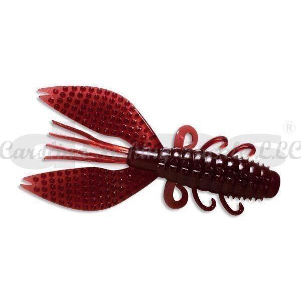 Deps Spiny Craw 4” Creature Bait 8pk - #23 Blue Glitter/Red Glitter-#58 Clear Rose Pepper - Carolina Fishing Tackle LLC