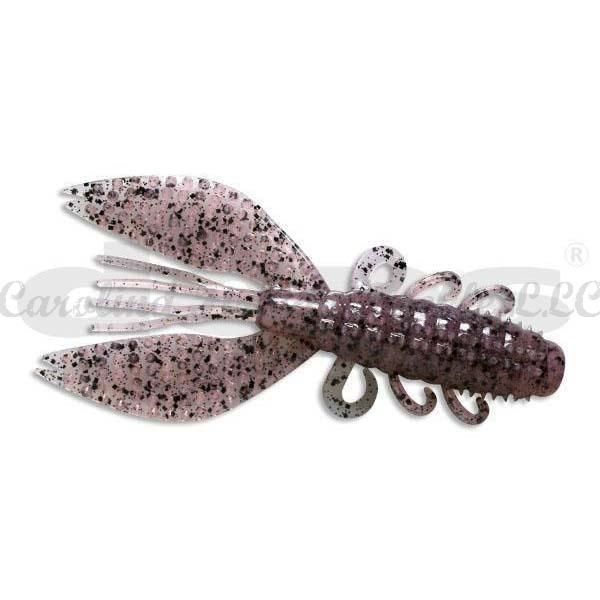 Deps Spiny Craw 4” Creature Bait 8pk - #23 Blue Glitter/Red Glitter-#58 Clear Rose Pepper - Carolina Fishing Tackle LLC