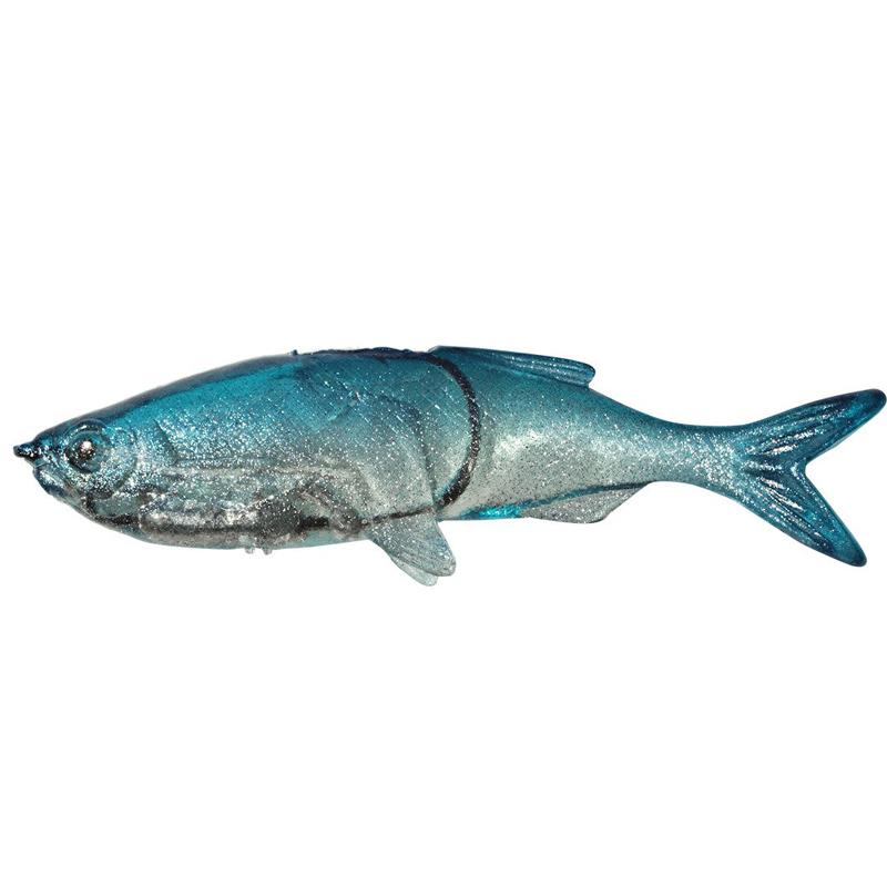 Huddleston Weedless Grass Minnow 3.75” Swimbaits - Hitch-Phantom Ayu-Pro Blue - Carolina Fishing Tackle LLC