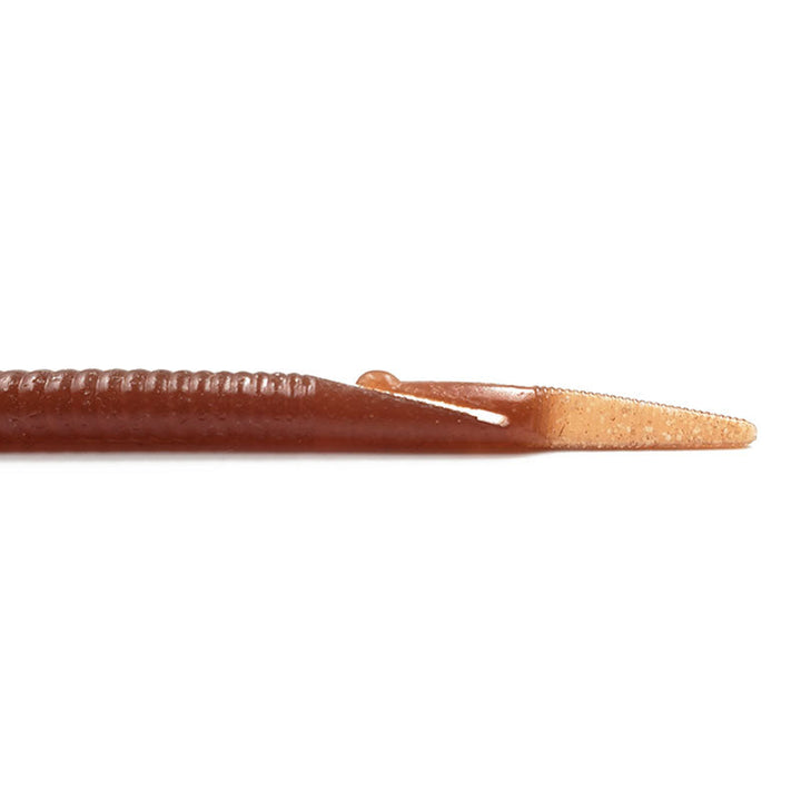 KAESU 5.7” Kirikake Worm 8pk - #01 Night Crawler-#02 Freshwater Prawn-#03 Scuppernong-#05 Clear Red-#07 Purple Weenie-#08 Cinnamon Blue Flake-#09 Candy Shrimp-#10 Electric Shad - Carolina Fishing Tackle LLC
