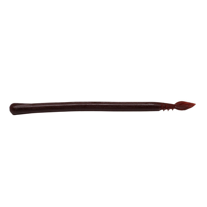 Kaesu 6.5” Delta Worm 6pk - Rusty Shad-Strobe Gill-Blood-Gold Smoke Fin-Strobe Blood - Carolina Fishing Tackle LLC