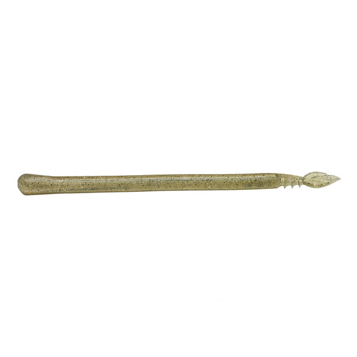 Kaesu 6.5” Delta Worm 6pk - Rusty Shad-Strobe Gill-Blood-Gold Smoke Fin-Strobe Blood - Carolina Fishing Tackle LLC