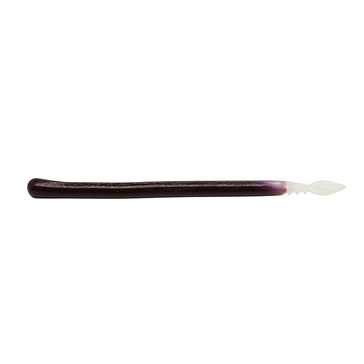 Kaesu 6.5” Delta Worm 6pk - Rusty Shad-Strobe Gill-Blood-Gold Smoke Fin-Strobe Blood - Carolina Fishing Tackle LLC
