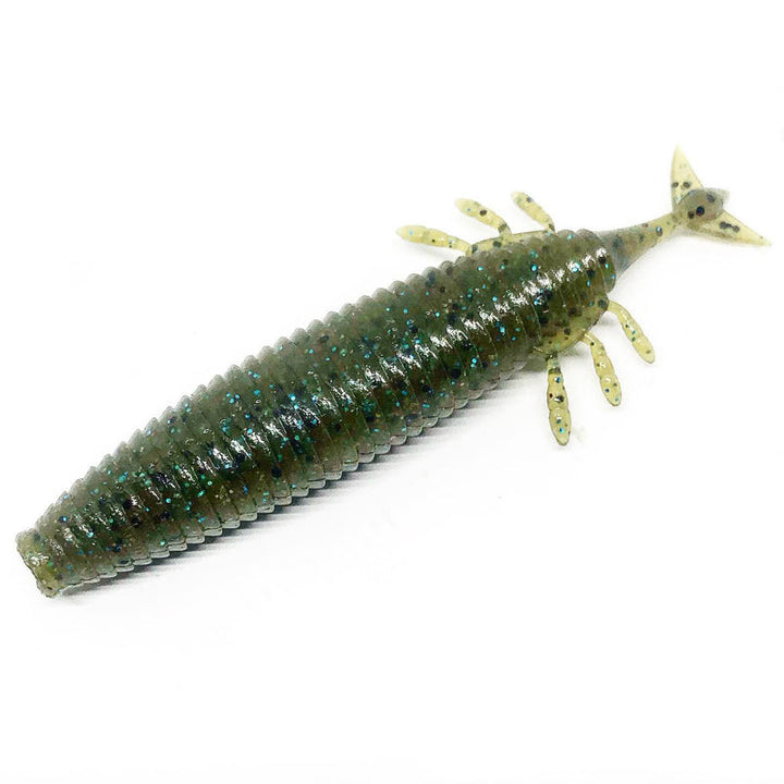 Obasslive 3.7” I.F Anker Creature Bait 6pk - #04 Scuppernong-#07 Pro Blue Grass Shad - Carolina Fishing Tackle LLC
