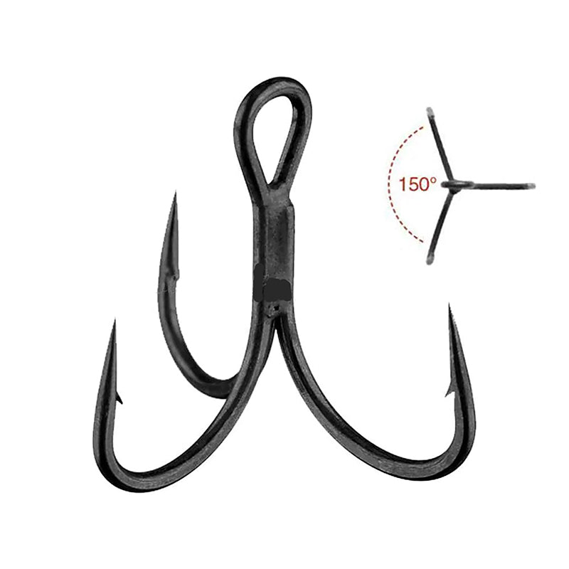 barbless treble fishing hooks Owner Short Shank Treble 1/0 Hook