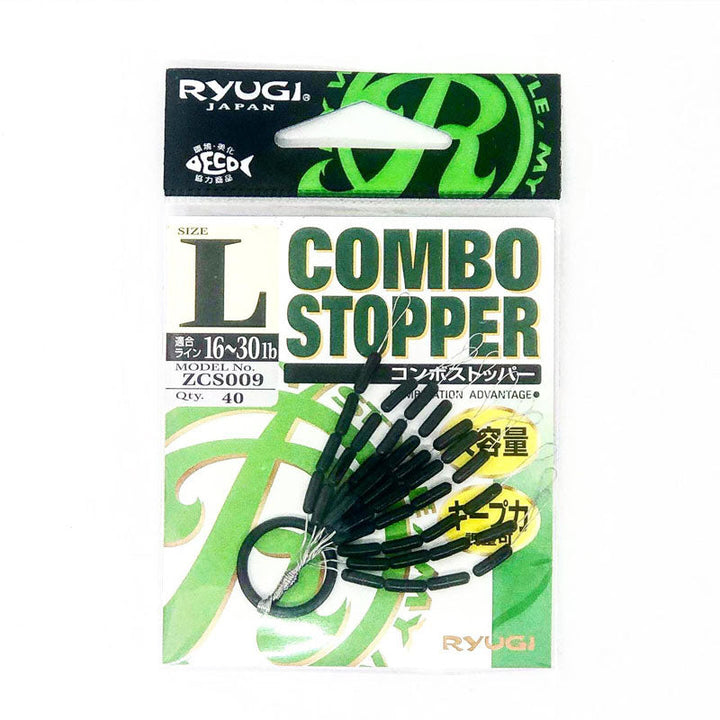 RYUGI Hooks Combo Stopper - (S)-3 to 10 lb-(M)-8 to 18 lb-(L)-16 to 30 lb - Carolina Fishing Tackle LLC