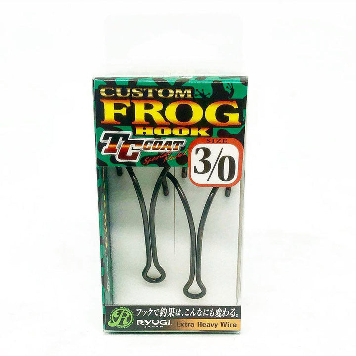 Ryugi Custom Frog Hooks (TC Coat) 2pk - #3/0 - Carolina Fishing Tackle LLC