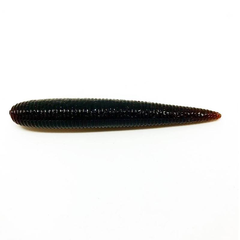 Damiki Fishing Tackle Stinger 3” Worm 12pk - #201 Watermelon Red-Black-#206 Watermelon Candy-#207 Green Pumpkin Magic-#208 Green Pumpkin Purple-#209 Dark Pumpkin-#453 PB Silver-#454 American Shad-#455 TN Shad-#504 Black Red-#505 Black Blue - Carolina Fishing Tackle LLC