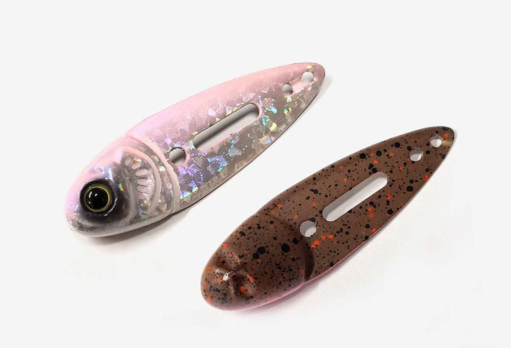 KAESU KUNAI Blade Baits - #01 Red Craw / 1/4 oz-#01 Red Craw / 3/8 oz-#02 Wakasagi / 1/4 oz-#02 Wakasagi / 3/8 oz-#03 Bluegill / 1/4 oz-#03 Bluegill / 3/8 oz-#05 Crown / 1/4 oz-#05 Crown / 3/8 oz-#08 HS Flash Chart (Hide and Seek) / 1/4 oz-#08 HS Flash Chart (Hide and Seek) / 3/8 oz - Carolina Fishing Tackle LLC