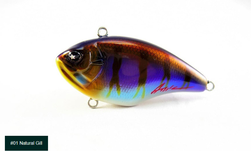 ATTIC Lures Water Leaf 65FS - #01 Natural Gill-#03 Chartreuse Gill-#09 Natural Pro Blue-#10 Smelt-#11 Brown Claw - Carolina Fishing Tackle LLC