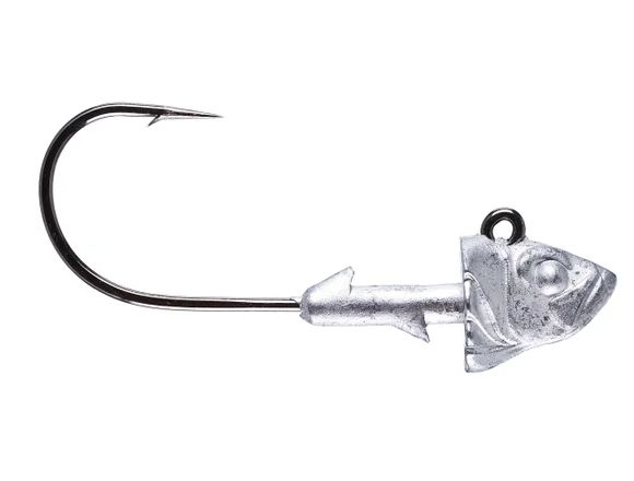 Basstrix Ledge Rocker Head - Nude / 5/8oz - 5/0-Threadfin / 5/8oz - 5/0 - Carolina Fishing Tackle LLC