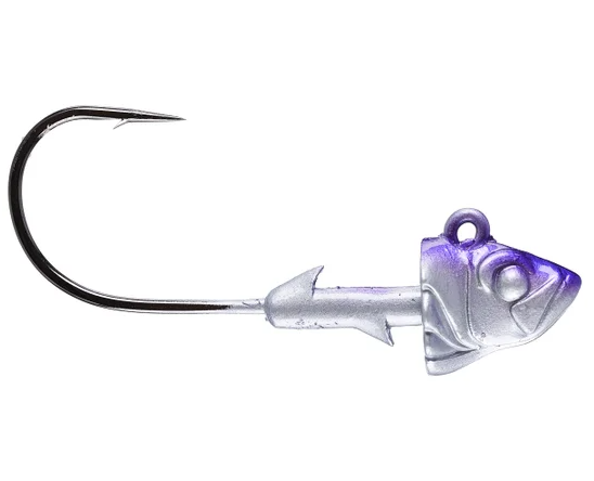 Basstrix Ledge Rocker Head - Nude / 5/8oz - 5/0-Threadfin / 5/8oz - 5/0 - Carolina Fishing Tackle LLC