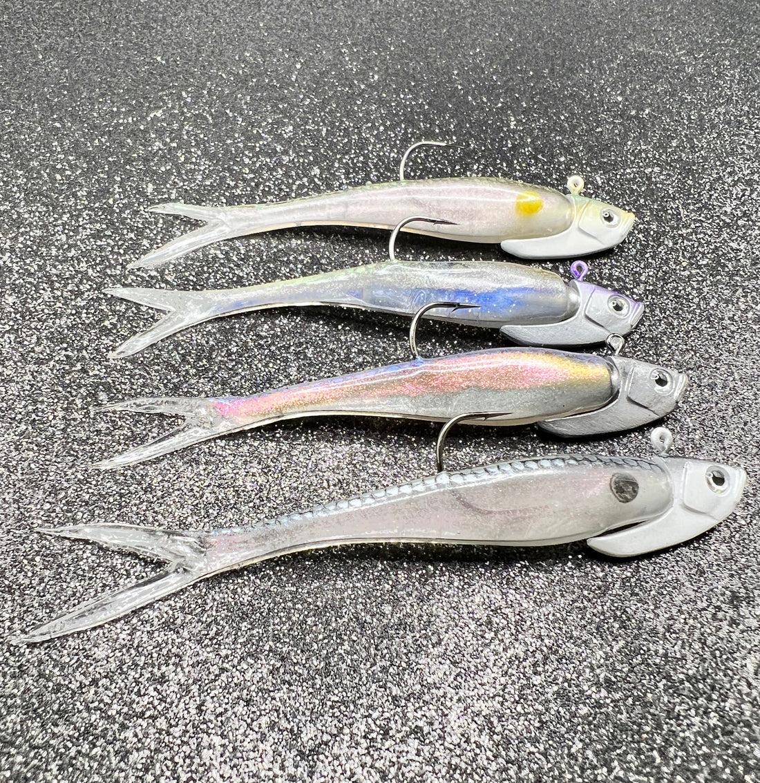 Basstrix LiveTrix - Hitch #1 / 3 inch-Shad / 3 inch-Tennessee Shad / 3 inch-Electric Smelt / 3 inch-New Threadfin / 3 inch-Shad Spawn / 3 inch-Pro Blue / 3 inch-Live Bait / 3 inch - Carolina Fishing Tackle LLC