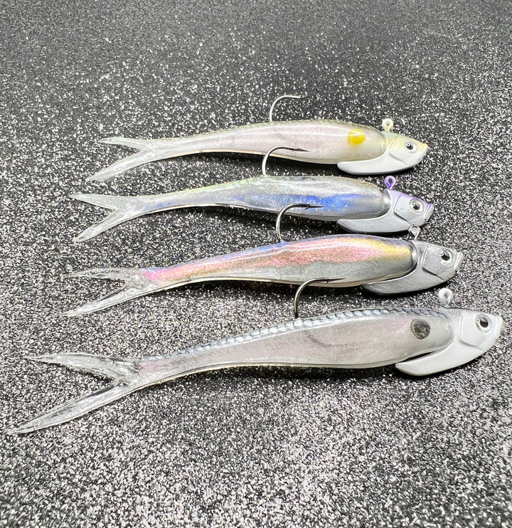 Basstrix LiveTrix - Hitch #1 / 3 inch-Shad / 3 inch-Tennessee Shad / 3 inch-Electric Smelt / 3 inch-New Threadfin / 3 inch-Shad Spawn / 3 inch-Pro Blue / 3 inch-Live Bait / 3 inch - Carolina Fishing Tackle LLC