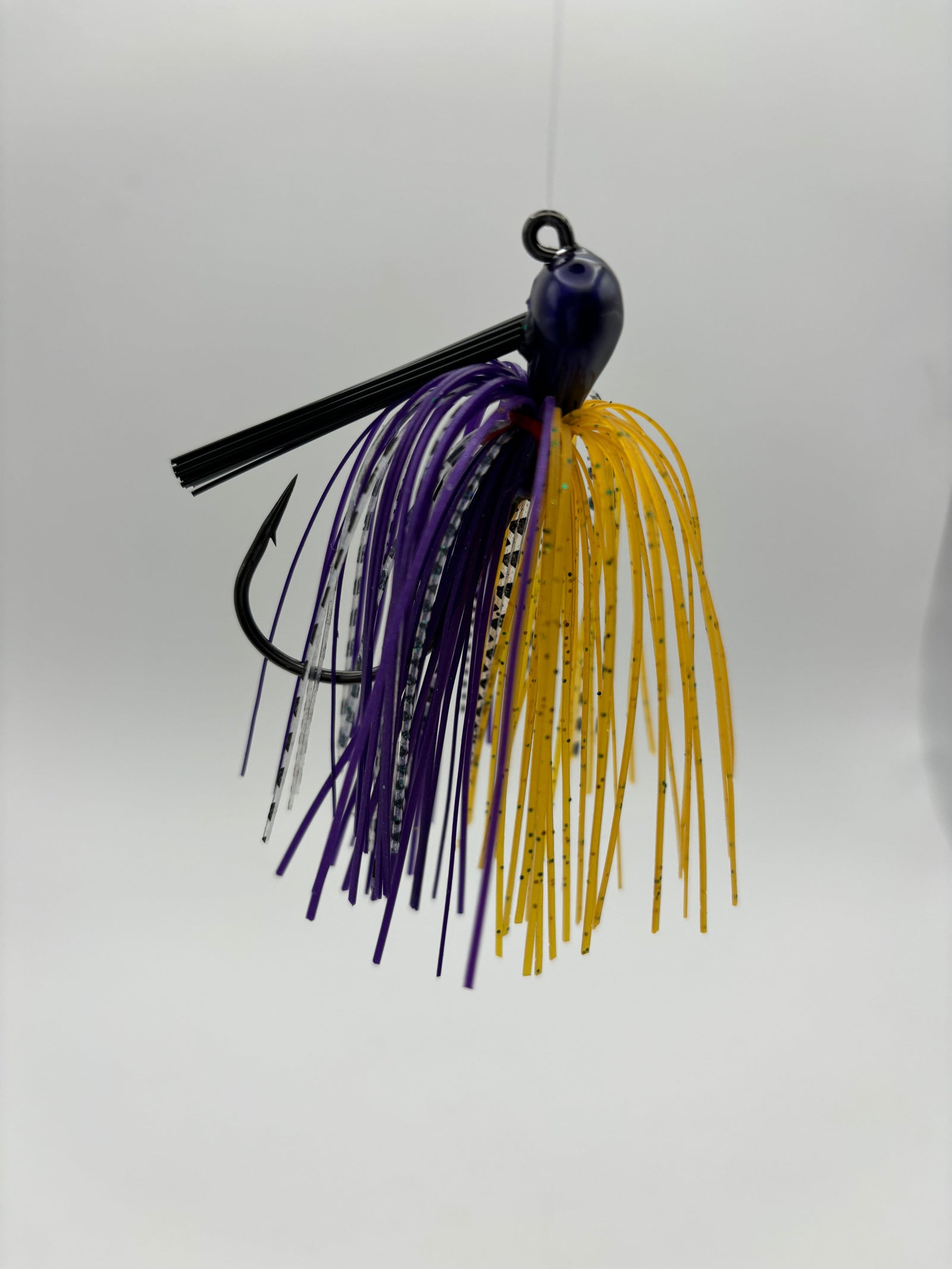 *CFT Exclusive - 911 Custom Flippin Jig - Phantom Fever-Purple Midnight-Purple Cursh - Carolina Fishing Tackle LLC