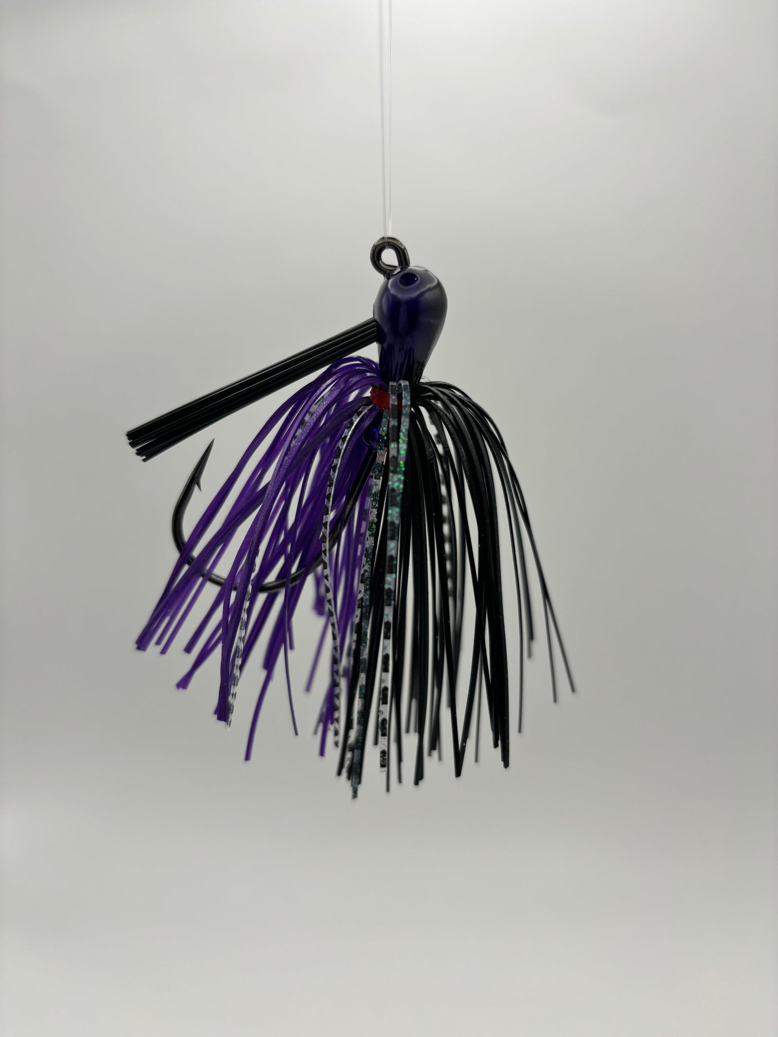 *CFT Exclusive - 911 Custom Flippin Jig - Phantom Fever-Purple Midnight-Purple Cursh - Carolina Fishing Tackle LLC