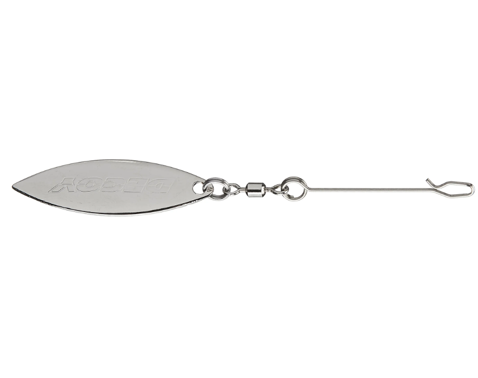 DECOY Trailer Silver Blade with Leader 2pk - #3.5 / Willow Blade-#3 / Willow Blade-#4 / Colorado Blade-#2 / Willow Blade-#3 / Colorado Blade - Carolina Fishing Tackle LLC