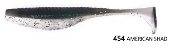 Damiki Fishing Tackle Armor Shad Paddle Tail Swimbait - 