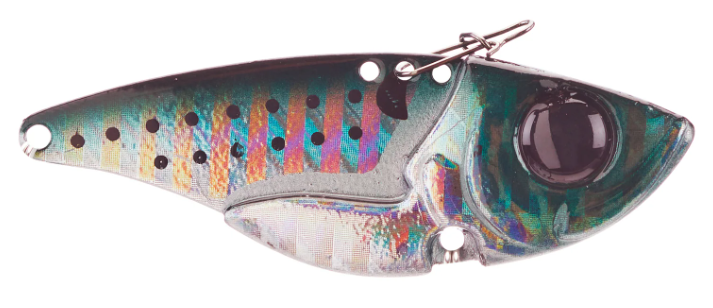 Damiki Fishing Tackle Vault Blade Bait - Spot Green / 42 - 1/4 oz-Spot Green / 48 - 3/8 oz-Spot Green / 55 - 1/2 oz-Spot Green / 65 - 3/4 oz-Black Gold / 42 - 1/4 oz-Black Gold / 48 - 3/8 oz-Black Gold / 55 - 1/2 oz-Black Gold / 65 - 3/4 oz-WS Crystal / 42 - 1/4 oz-WS Crystal / 48 - 3/8 oz - Carolina Fishing Tackle LLC