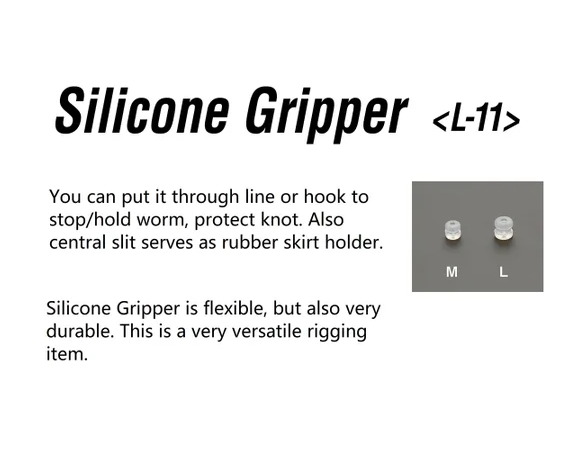 Decoy L-11 Silicone Gripper (18 pcs) - (M) Medium-(L) Large - Carolina Fishing Tackle LLC