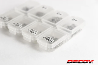 Decoy Sticker Labels/Item Seals - Hook Size-Weight-Line Size - Carolina Fishing Tackle LLC