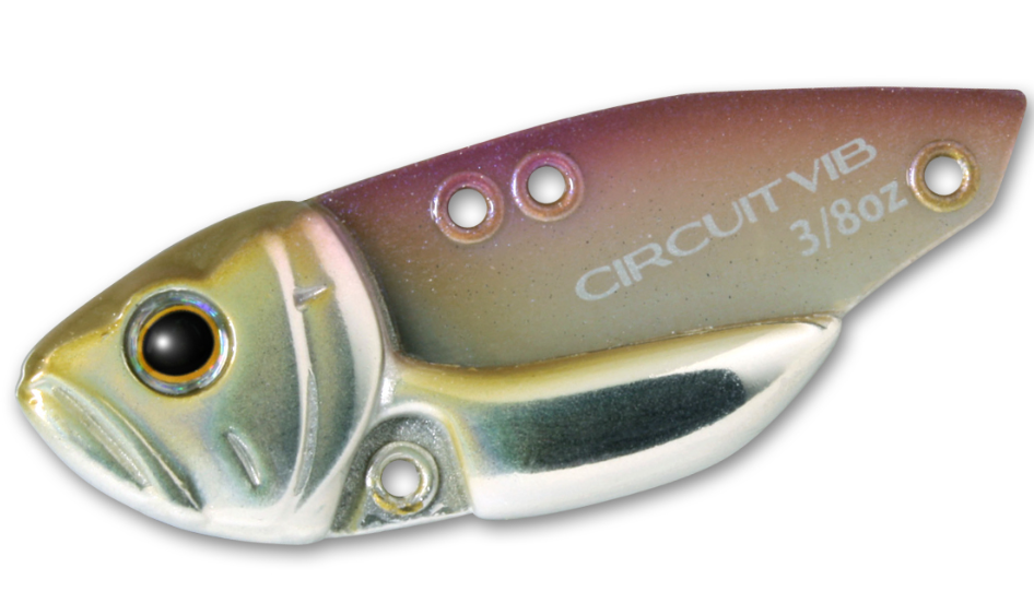 Deps 1/2oz CIRCUIT VIB Blade Baits - #01 Bluegill-#02 Red Gill-#03 Mustard Gill-#09 Young Gill-#10 Metal Ayu-#12 Pink Back-#14 Blue Black Claw-#13 Japanese Craw-#06 Wakasagi-#07 Black Gold - Carolina Fishing Tackle LLC