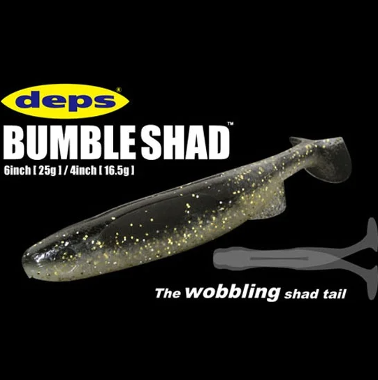 Deps Bumble Shad - 4” - 6pk / #05 Smoke Blue Flake-4” - 6pk / #103 Smoke Pepper Clear-4” - 6pk / #22 Golden Shiner-4” - 6pk / #93 Ghost Ayu-4” - 6pk / #96 Wakasagi-6" - 5pk / #05 Smoke Blue Flake-6" - 5pk / #103 Smoke Pepper Clear-6" - 5pk / #22 Golden Shiner-6" - 5pk / #93 Ghost Ayu-6" - 5pk / #96 Wakasagi - Carolina Fishing Tackle LLC