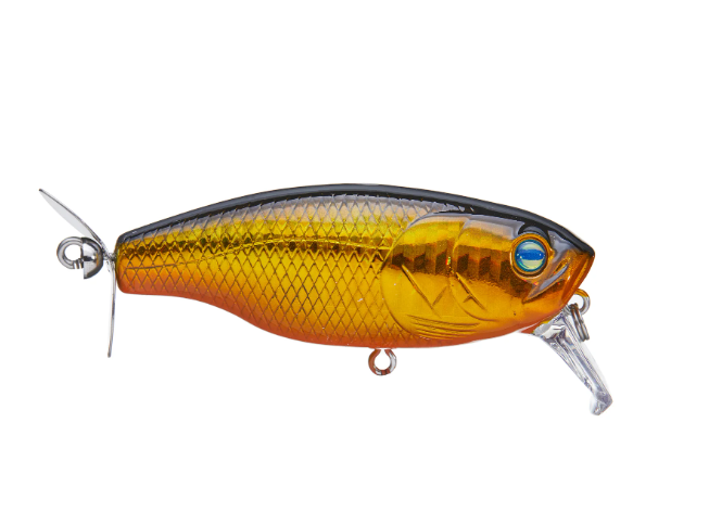 Deps Buzzjet Jr. Wake Bait - #15 Green Back-#13 Black Gold-#17 Real Bass-#06 Angle Flame-#11 Red Scale-#27 Visible Black-#04 Aurora Gold-#19 RF Bluegill-#79 Boned Shad - Carolina Fishing Tackle LLC