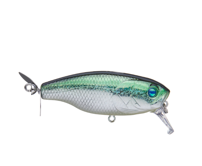 Deps Buzzjet Jr. Wake Bait - #15 Green Back-#13 Black Gold-#17 Real Bass-#06 Angle Flame-#11 Red Scale-#27 Visible Black-#04 Aurora Gold-#19 RF Bluegill-#79 Boned Shad - Carolina Fishing Tackle LLC