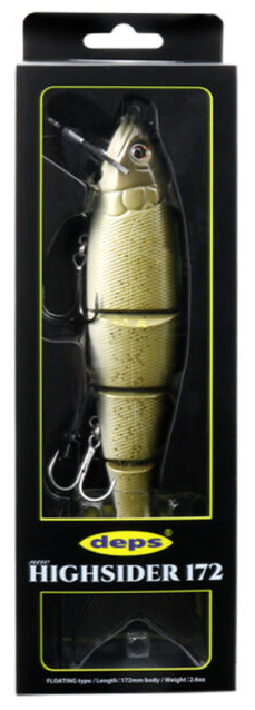 Deps Highsider 172 - #04 Wild Carp Glitter-#06 Metal Shiner - Carolina Fishing Tackle LLC