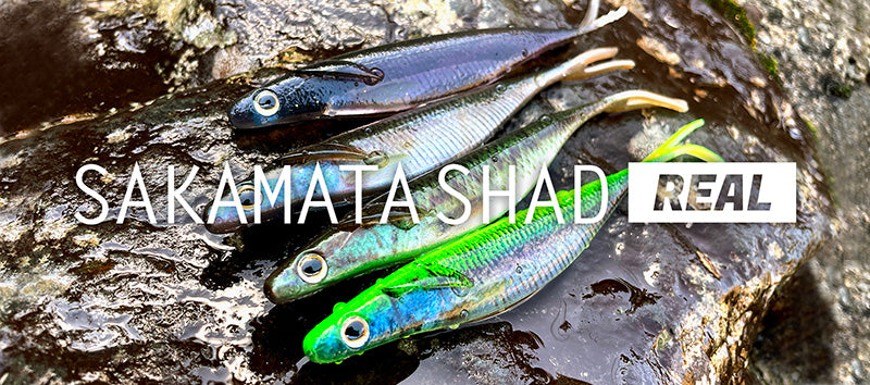 Deps Real Sakamata Shad Soft Jerkbait - 6” - 3pk / #01 Skelton Wakasagi-6” - 3pk / #02 Real Baby Bass-6” - 3pk / #03 Pearl Wakasagi-6” - 3pk / #04 Chart Back Wakasagi - Carolina Fishing Tackle LLC