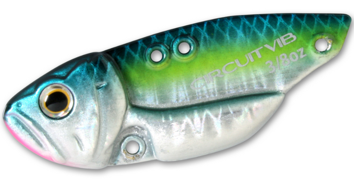 Deps 1/2oz CIRCUIT VIB Blade Baits - #01 Bluegill-#02 Red Gill-#03 Mustard Gill-#09 Young Gill-#10 Metal Ayu-#12 Pink Back-#14 Blue Black Claw-#13 Japanese Craw-#06 Wakasagi-#07 Black Gold - Carolina Fishing Tackle LLC