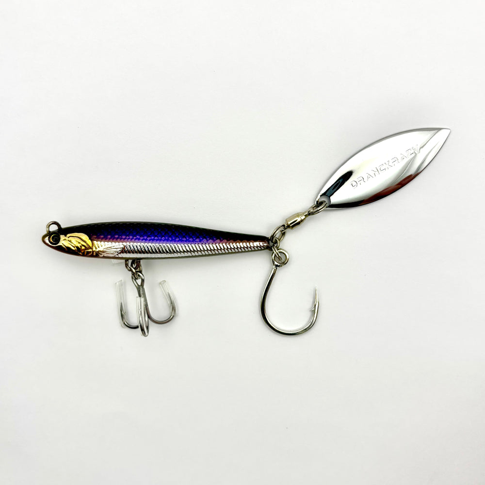 DRANCKRAZY Stail Spin Tail Jig - #01 Katakuchi-#02 Purple K-#03 Gold K-#05 BC Belly - Carolina Fishing Tackle LLC